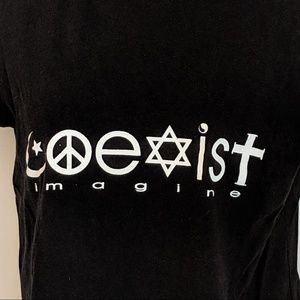 Anvil Tops - Coexist Imagine vintage T Shirt Anvil Tops - Coexist Imagine vintage T Shirt